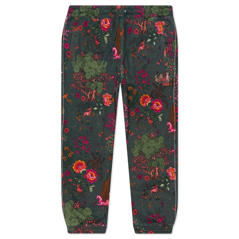 PUMA X LIBERTY WOMEN'S AOP SWEATPANTS - GREEN